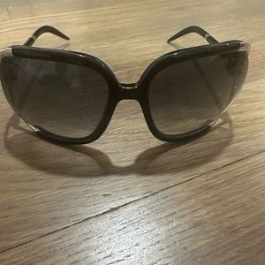 Roberto Cavalli  black and silver sunglasses